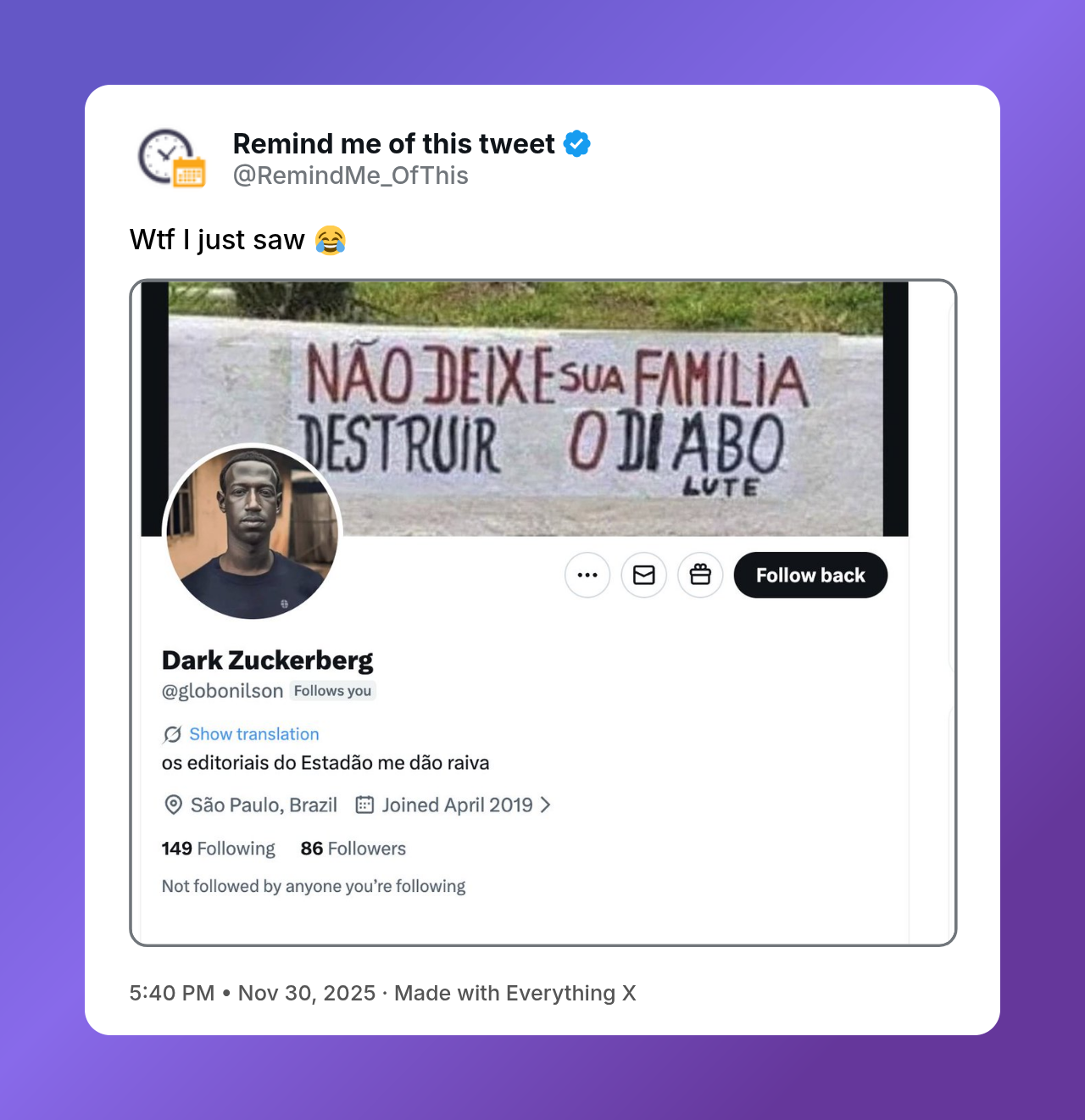 Screenshot of a tweet downloaded with TweetHelperBot